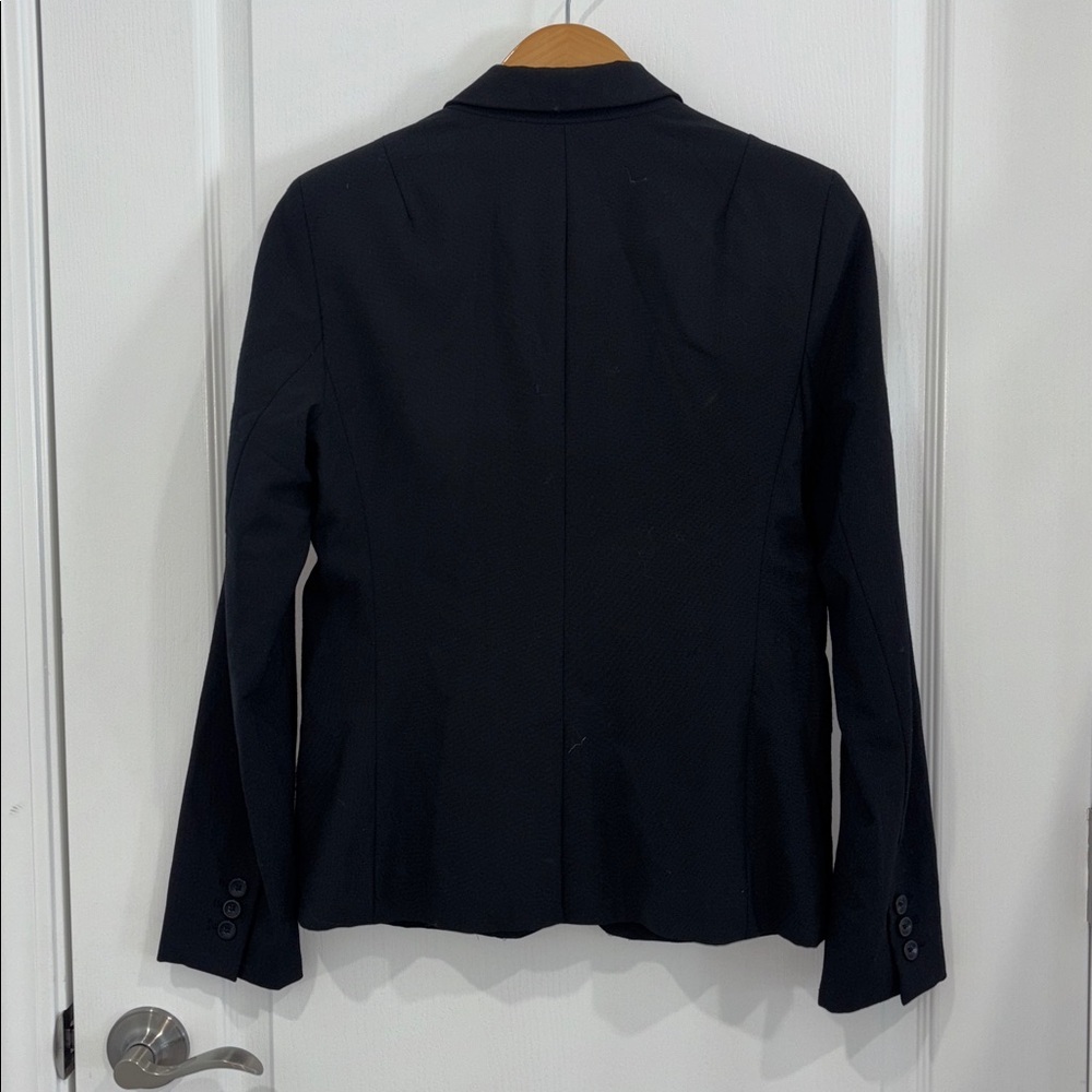 NWOT Gap Black Double Pocket Classic Women's Stretch Blazer Size 2 - Picture 6 of 6